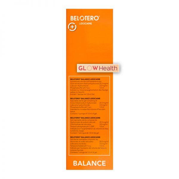 BELOTERO® BALANCE With Lidocaine 22.5mg/ml, 3mg/ml 1-1ml prefilled syringe - Image 4