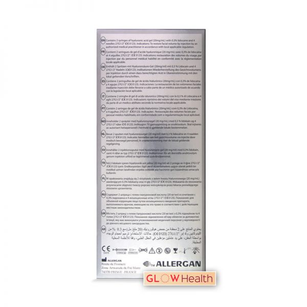 JUVEDERM® VOLUMA™ with Lidocaine 20mg/ml, 3mg/ml 2-1ml prefilled syringes - Image 4