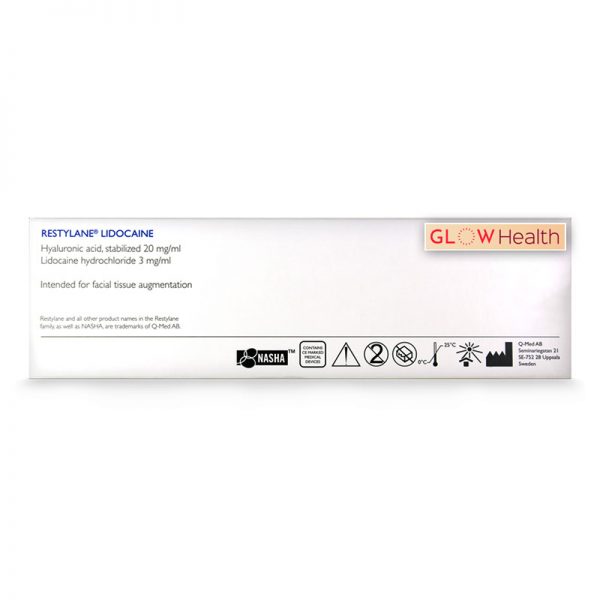 RESTYLANE® 1 ml with Lidocaine 20mg/ml, 3mg/ml 1-1ml prefilled syringe - Image 4