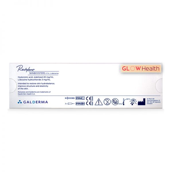 RESTYLANE® SKINBOOSTERS™ VITAL with Lidocaine 20mg/ml, 3mg/ml 1-1ml prefilled syringe - Image 4