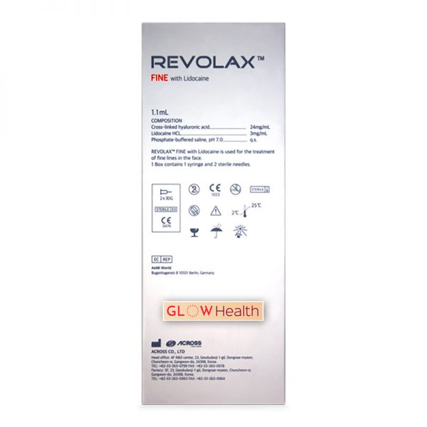 REVOLAX™ FINE with Lidocaine 24mg/ml, 3mg/ml 1-1.1ml prefilled syringe - Image 4