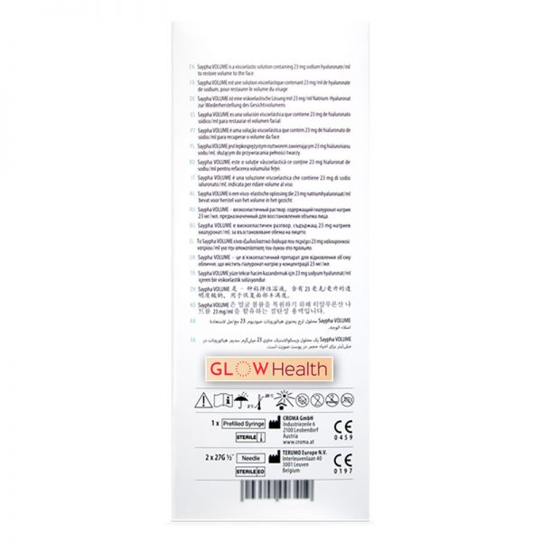 SAYPHA® VOLUME 23mg/ml 1-1ml prefilled syringe - Image 4