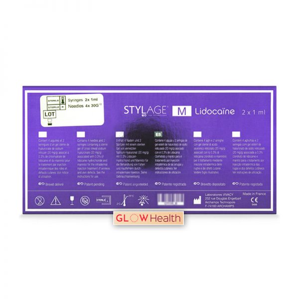 STYLAGE® M with Lidocaine 20mg/ml, 3mg/ml 2-1ml prefilled syringes - Image 4