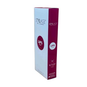 Caja de Stylage Lips Plus con tecnología Bi-Flex (1x1ml) de Vivacy disponible para compra online. Suministro oficial de ácido hialurónico inyectable para clínicas de medicina estética en España.
