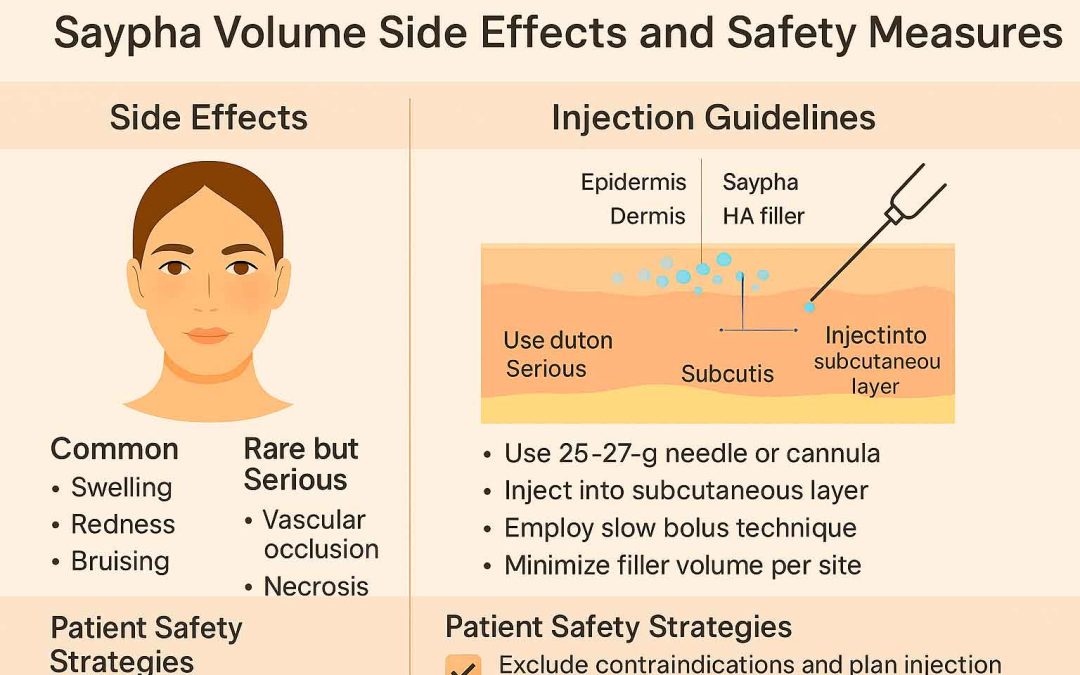 Saypha Volume 23mg/ml Side Effects: Clinical Guide for Safe Use in Aesthetic Practice