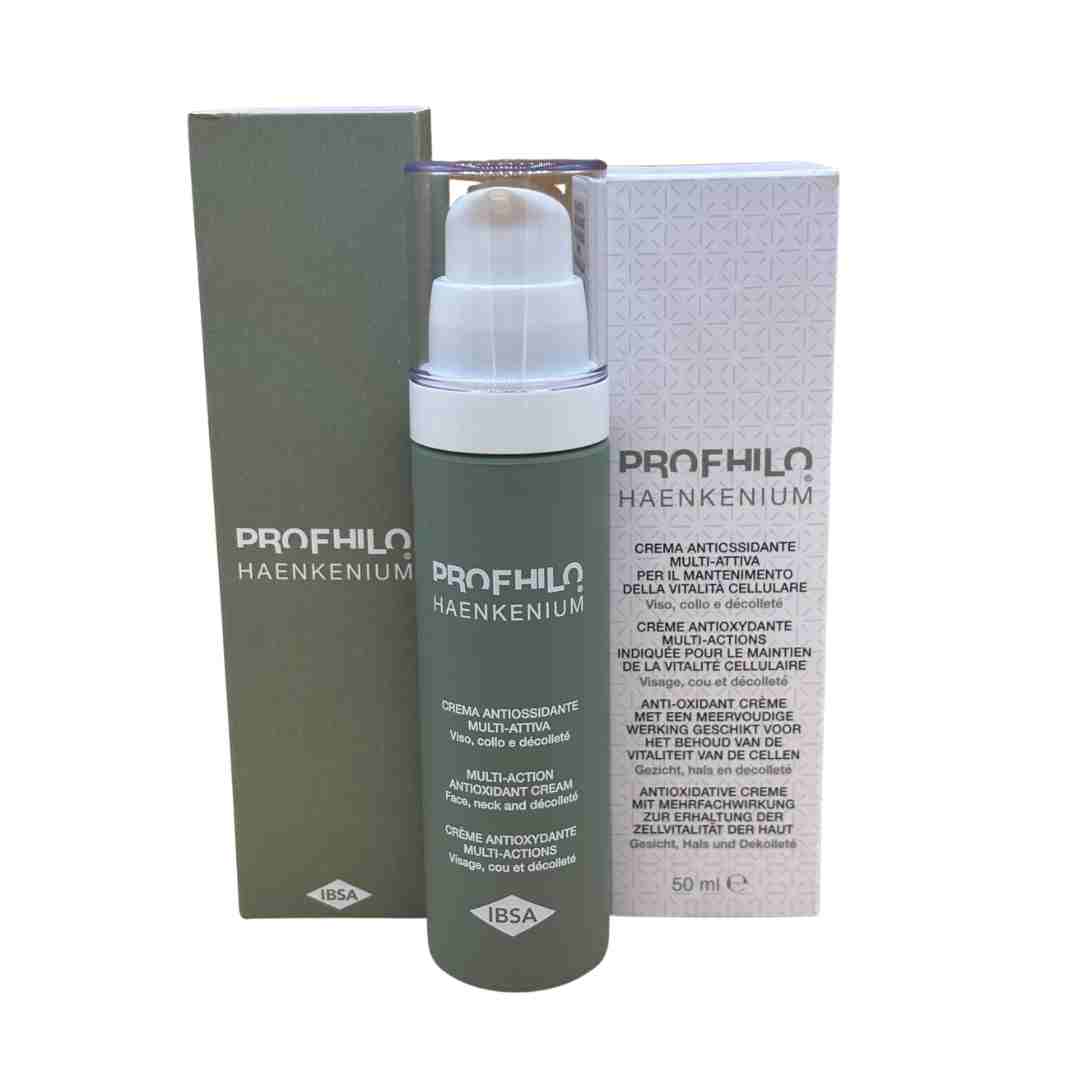 Profhilo Haenkenium crema antioxidante multi-acción de 50ml con envase original IBSA.
