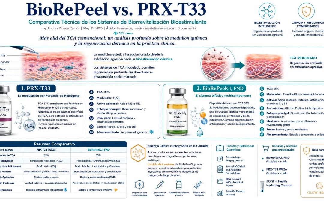 BioRePeel vs. PRX-T33: Comparativa Técnica de los Sistemas de Biorrevitalización Bioestimulante